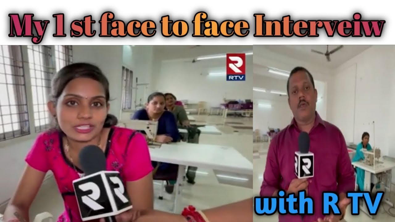 My first face to face Interveiw with RTV || Urs_karuna || APSSDC skill ...