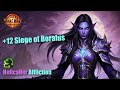 +12 Siege of Boralus | Hellcaller Affliction Warlock | World of Warcraft The War Within M+