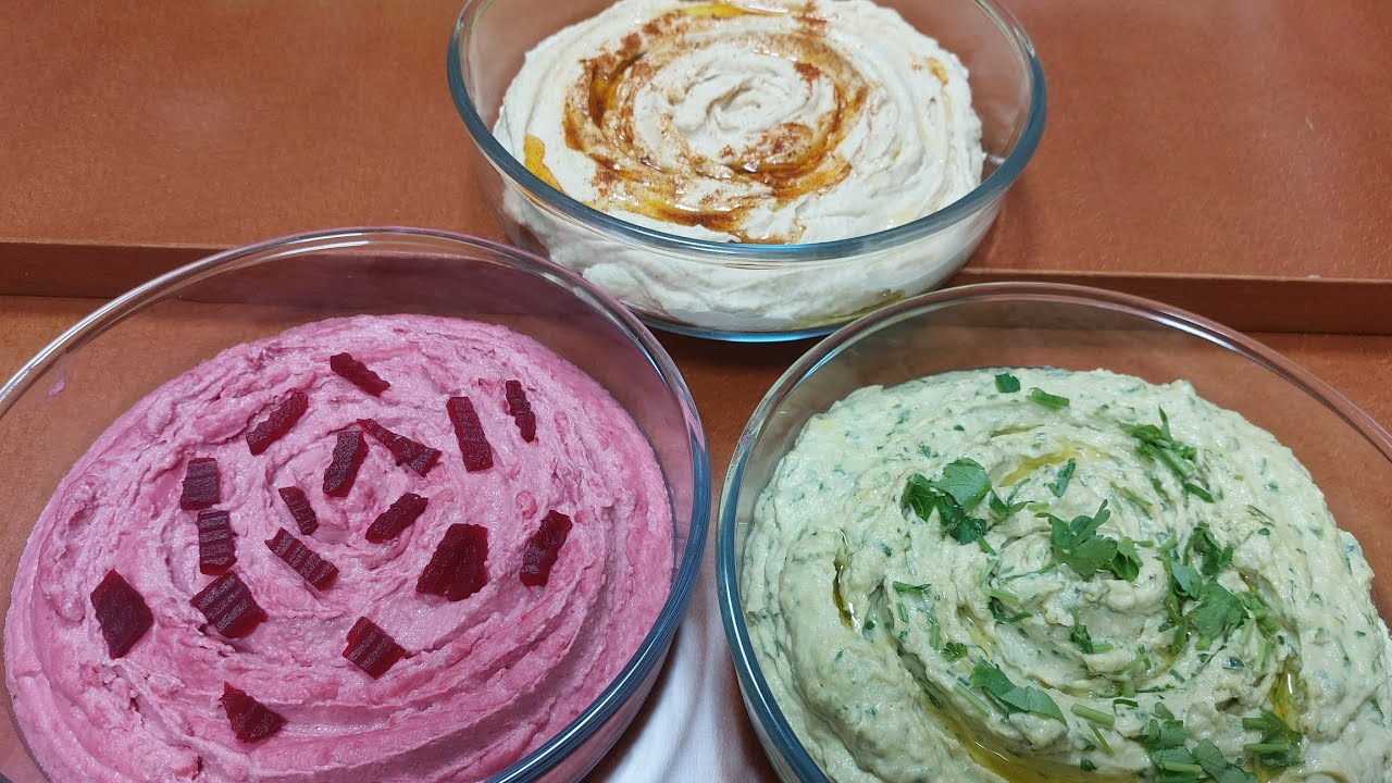 3 Συνταγές για Χούμους -3 Recipes  for Hummus