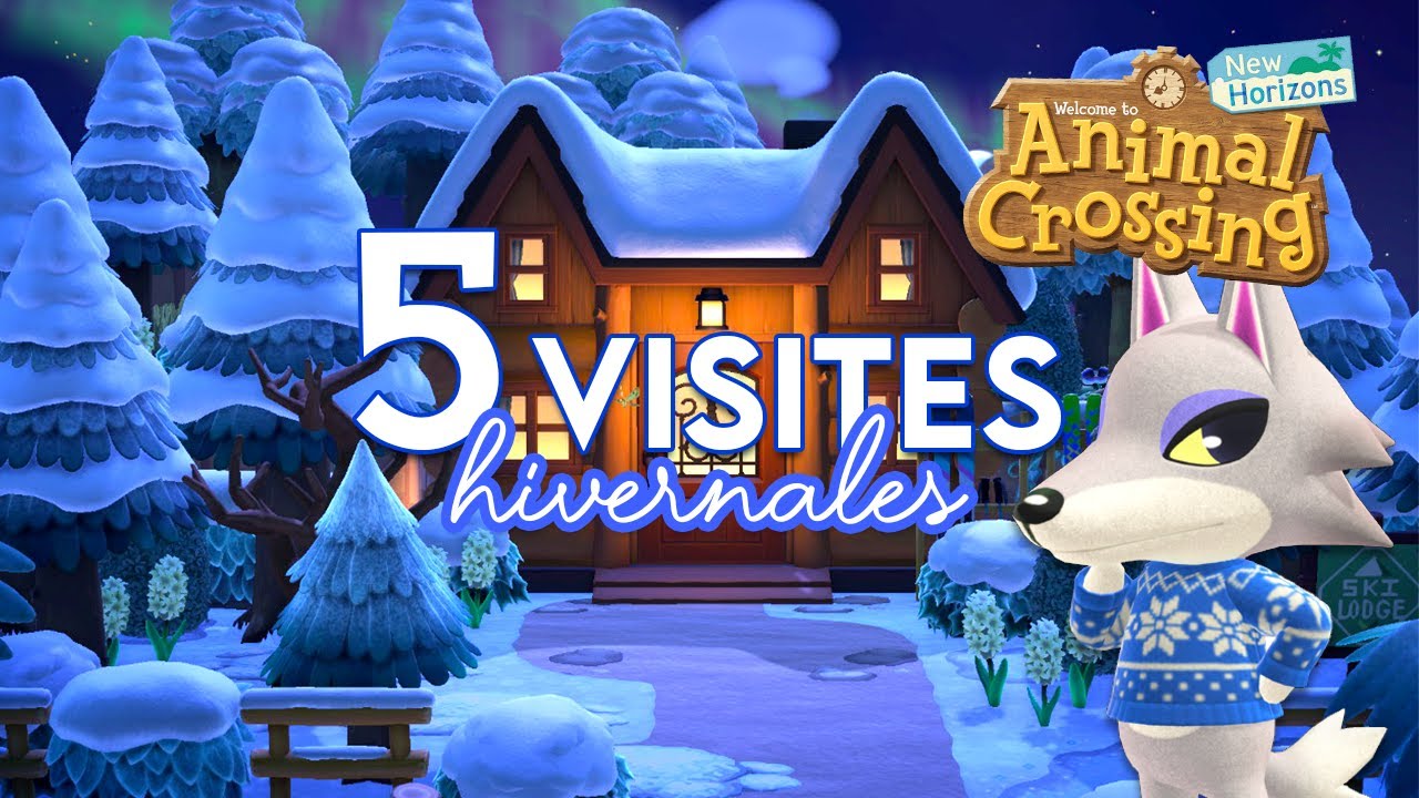 5 VISITES D'ÎLE SUR LE THÈME HIVERNAL ️ ANIMAL CROSSING NEW HORIZONS