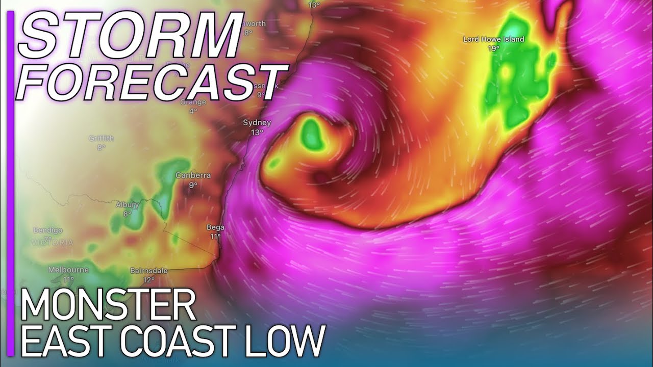 A Monster East Coast Low Forecast to Lash Australia's East With ...