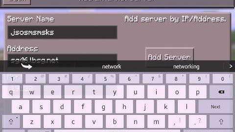 How to join a server in minecraft pe for 0.10.5