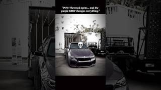 POV: The truck opens... and the purple bmw changes everything 💀 #bmw #viral #bmwm4 #trending #shorts