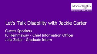 Let's talk Disability Episode One - Neurodivergence (Subtitled)