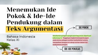 Download Lagu Menemukan Ide Pokok \u0026 Ide-Ide Pendukung dalam Teks Argumentasi #kelas11 #smasmk #kurikulummerdeka MP3 Download Lagu Menemukan Ide Pokok \u0026 Ide-Ide Pendukung dalam Teks Argumentasi #kelas11 #smasmk #kurikulummerdeka MP3