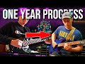 One year guitar progress using rocksmith 20192020