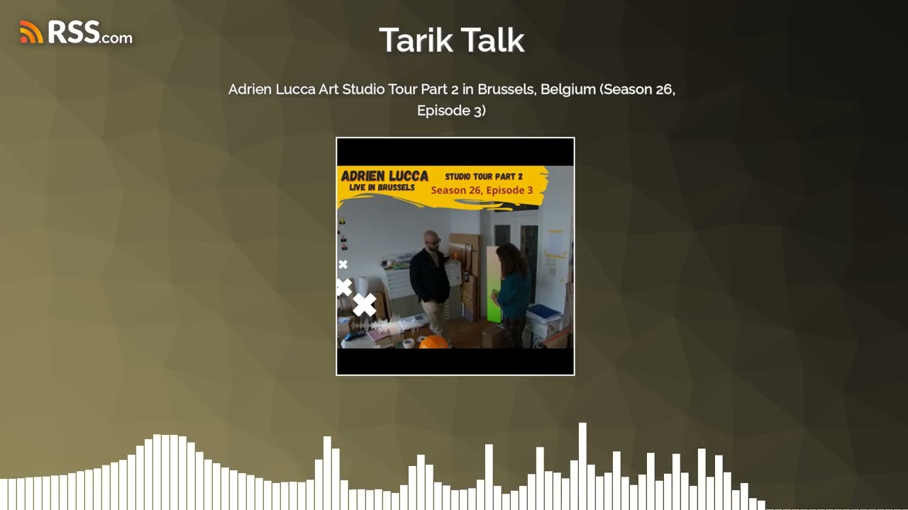 Adrien Lucca Art Studio Tour Part 2 in Brussels, Belgium (Season 26, Episode 3)