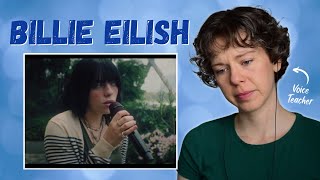 Voice Teacher Reacts to BILLIE EILISH - The 30th (Live from the Cloud Forest, Singapore)