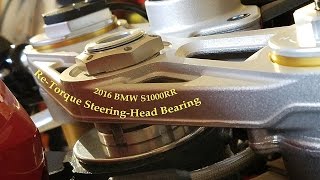 2016 BMW S1000RR Re-torque Steering-Head Bearing