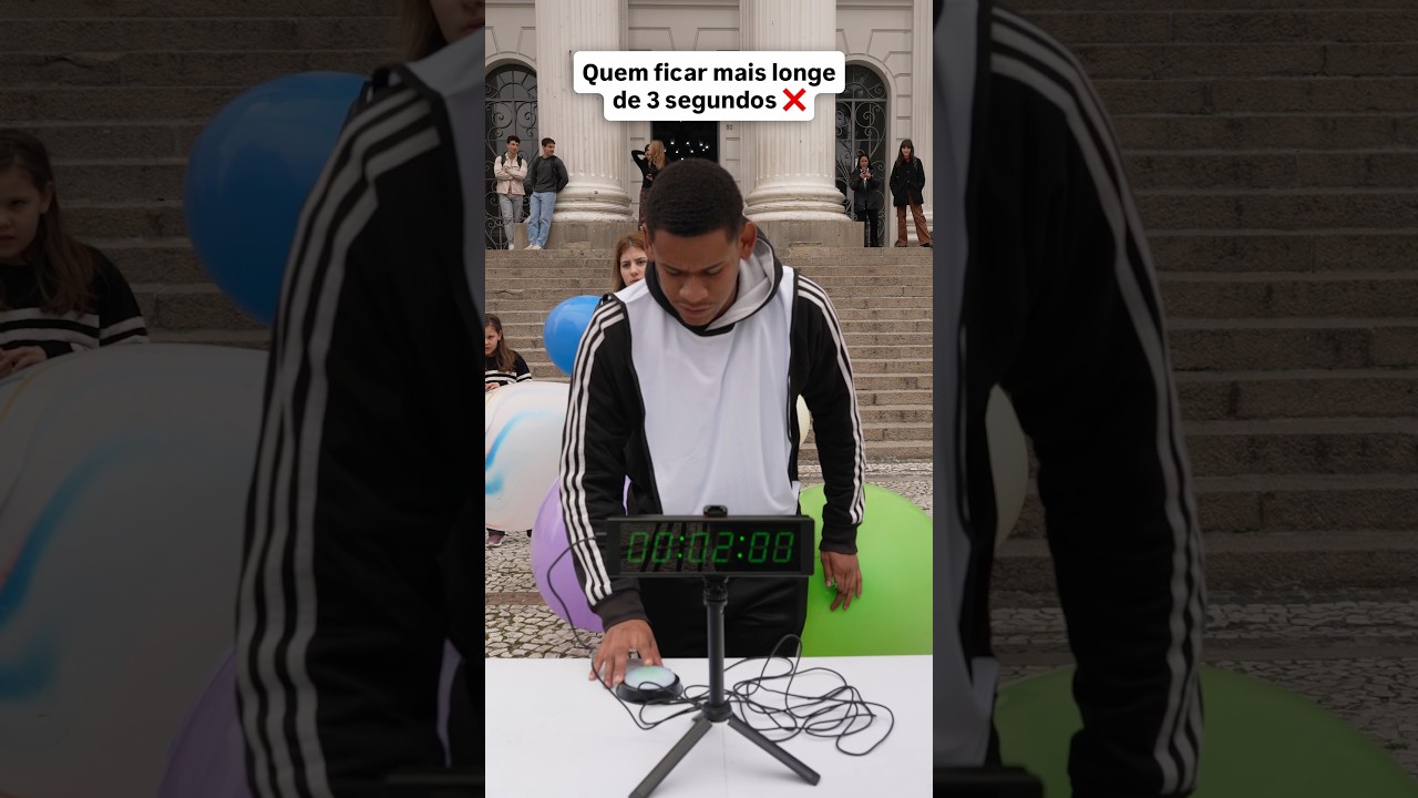 O último a soltar do balão ganha um presente misterioso