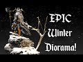 Epic Winter DIORAMA and Massive 24hr CHALLENGE between 3 YOUTUBERS!