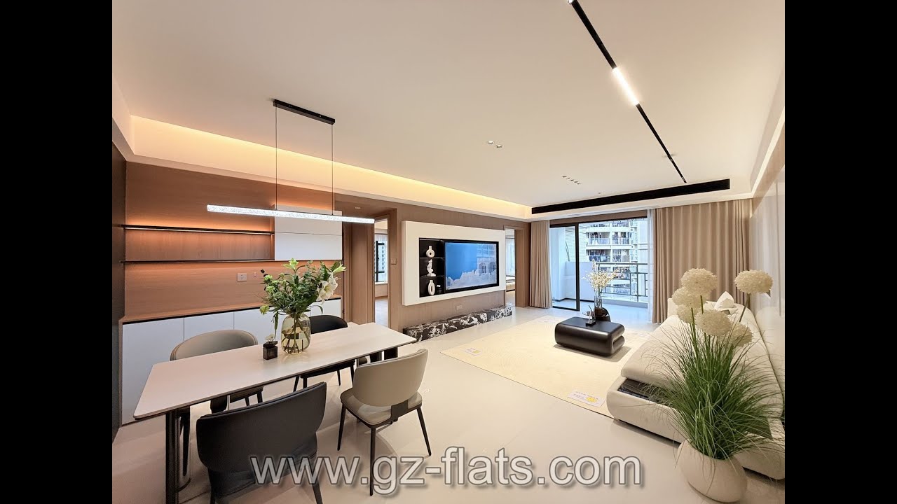 Clean bright modern apartment rent in Guangzhou