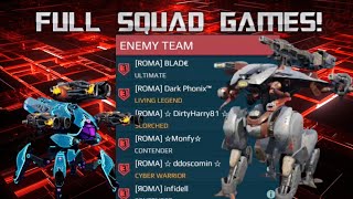 HØWL VS ROMA   MIXED SQUAD! INSANE TOP META GAMEPLAY DURING THE SHOGGOTH EVENT! (War Robots)