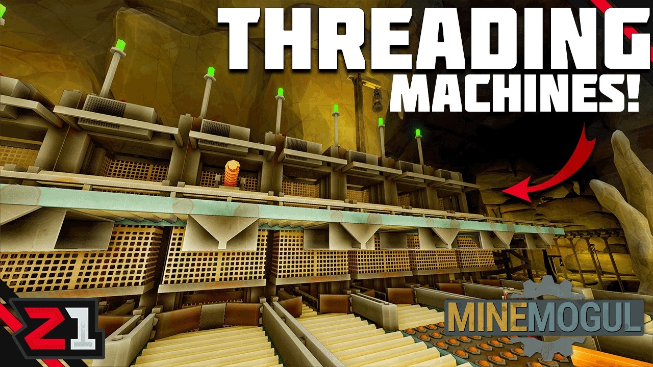 MORE AUTOMATION! Threading Machines And Pipe Rollers! MineMogul Age Of Steel