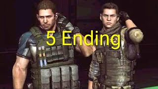 RE6 ps4 game playing on ps5 play as chris part 5 ending