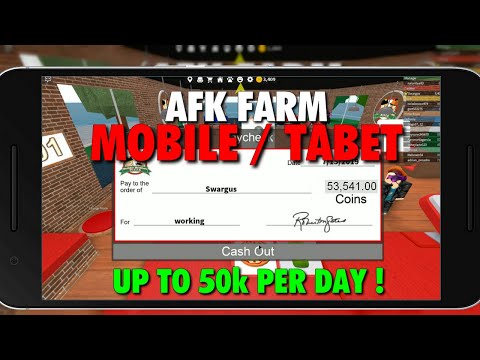 How To Afk Farm On Mobile Android Work At A Pizza Place Roblox Youtube - roblox mobile pizza place mobile iphone ipad and ipod touch android