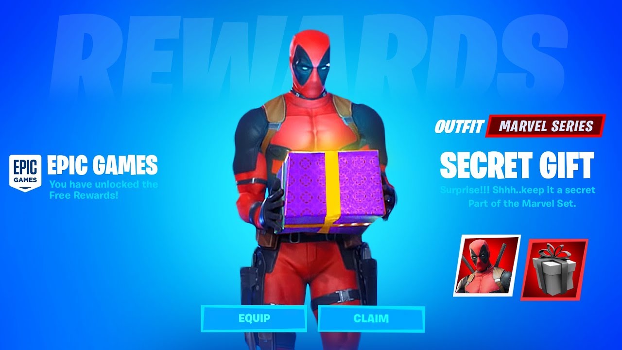 How To Get Free Deadpool Gift In Fortnite New Rewards Youtube