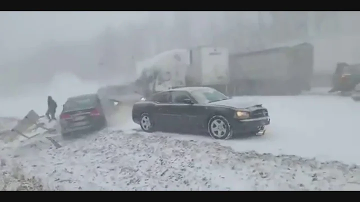 Watch: Frightening Video Shows Start Of Deadly Massive Pileup On I-81 In PA