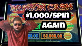 $1000/SPIN!!! DRAGON CASH SLOTS!!! WHY DID I TRY THIS AGAIN!?!?