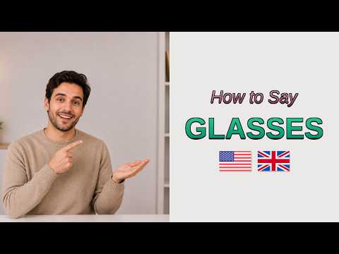 How to Pronounce Glasses | Glasses Correct Pronunciation