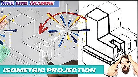 Isometric Projection of a Mechanical Object | Manual Drawing for WAEC & High School USA