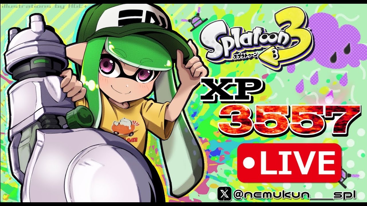 XP3557】ナワフェス頑張ります！w/めりー さく いまいずみ【スプラ