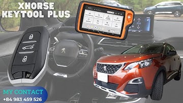 How to programming new smart key Peugeot 3008 with XHORSE Keytool Plus