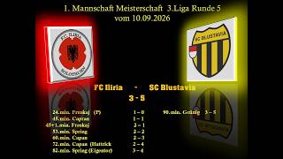 1.Mannschaft Meisterschaft 3.Liga FC Iliria - SC Blustavia screenshot 5