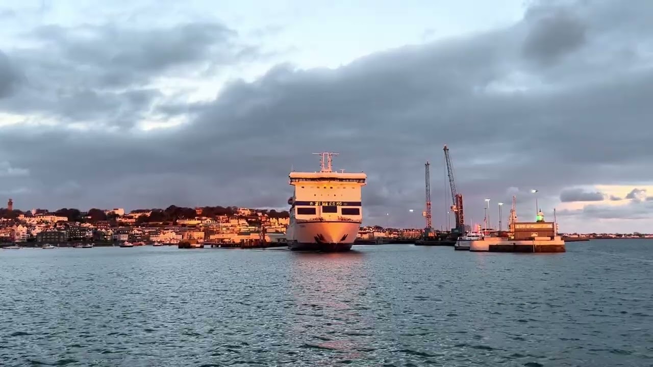Islander Sunrise Departure - First Sailing from Guernsey of 2026 