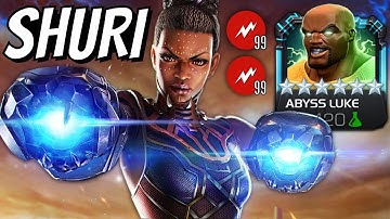 Rank 4 (Pre-Buff) SHURI Solos Abyss Luke Cage