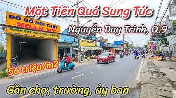 Mặt Tiền Kinh Doanh Quá Đẹp | Giá Khó Tin tại Nguyễn Duy Trinh | ngay chợ Long Trường, Quận 9