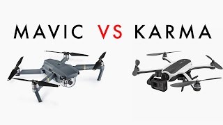 DJI Mavic VS GoPro Karma