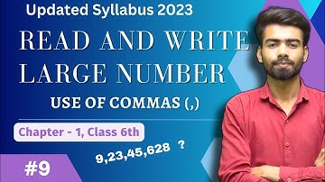 How to Read Large Numbers | Class 6 maths | Knowing Our Numbers | Chapter 1 | Ncert