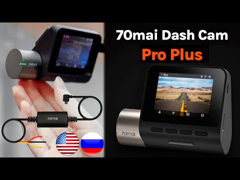 Xiaomi 70mai Dash Cam Pro Plus A500S Новый Топовый WiFi Видеорегистратор + GPS Задняя камера / Обзор