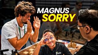 Why did Magnus Carlsen apologize mid game? | Carlsen vs Nie Xinyang