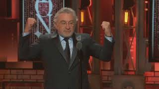 Robert De Niro uses profanity to denounce Trump at Tony Awards