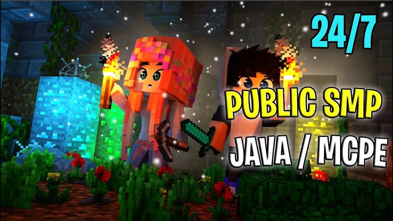 Minecraft SMP LIVE || PUBLIC SMP 24/7 JAVA + BEDROCK || FREE TO JOIN # ...