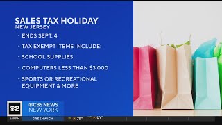 New Jersey school supplies sales tax holiday ends Monday