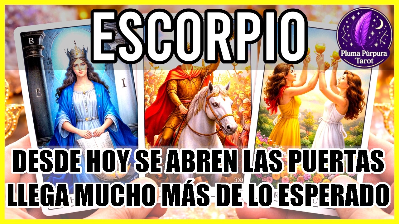 Escorpio   🔥 Maravillosa Noticia Lo Supera Todo! Sentirás La Felicidad Mas Fuerte !🔥 #Escorpio