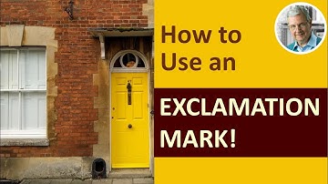 How to Use an EXCLAMATION MARK! (4 Illustrated Examples)