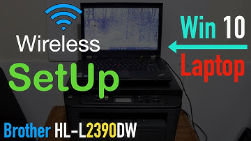 Brother HL-L2390dw SetUp Windows 10 Laptop, Review.