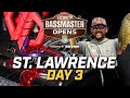 Day 3 of Bassmaster Open at St. Lawrence River