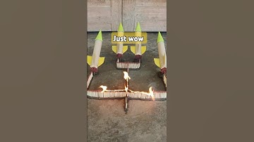 🔥 Ultimate Matchstick Rocket Experiment! 🚀 Watch What Happens! #FireExperiment #MatchstickRocket