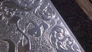 特注表札　彫金表札　エングレービングプレート　Engraving