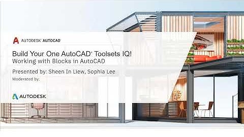 Working with Blocks in AutoCAD | Webinar | AutoCAD