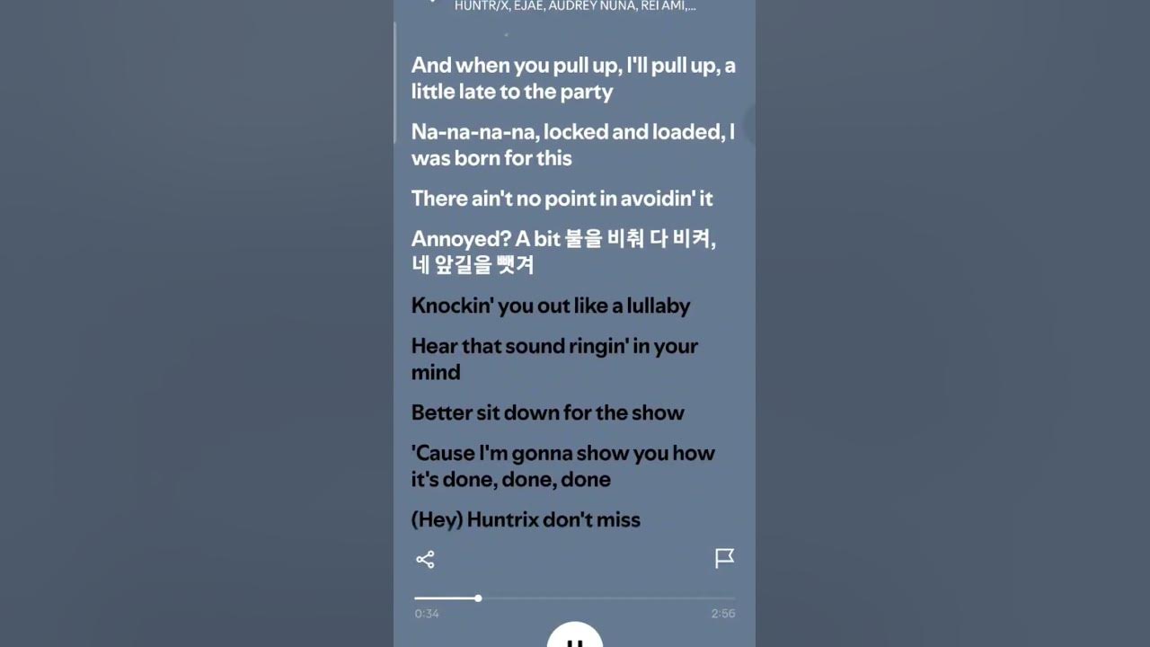 How It's Done ✨️ | HUNTR/X, EJAE, AUDREY  NUNA, REI AMI, KPop Demon Hunters Cast | #lyrics #spotify