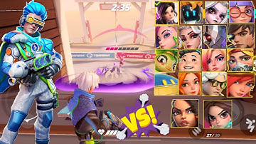 HUNTER vs All HEROES T3 Arena Gameplay (iOS, Android)