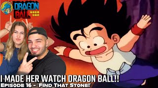 KRILLIN GETS INSTANT KARMA FOR BEING A JERK TO GOKU!! Girlfriend's Reaction Original DB Episode 16