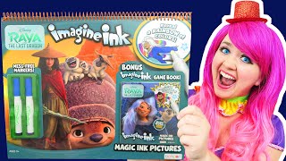 Coloring Raya and the Last Dragon GIANT Magic Ink Coloring Book | Imagine Ink Marker