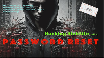 How to Hack a Web Site with password reset | Web security Authentication Lab3 walkthrough | Hacking